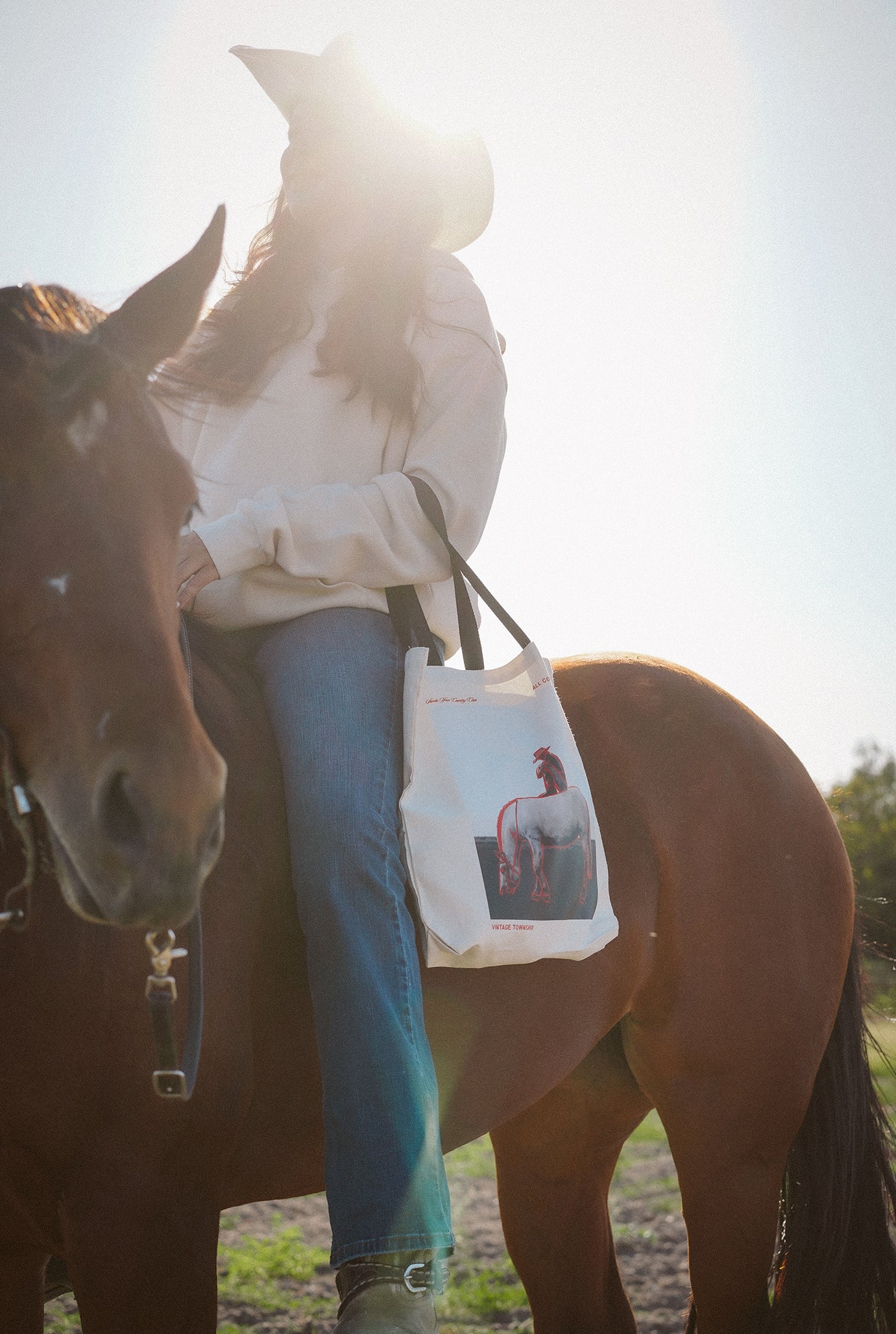 Can't Be Tamed Rodeo Tote