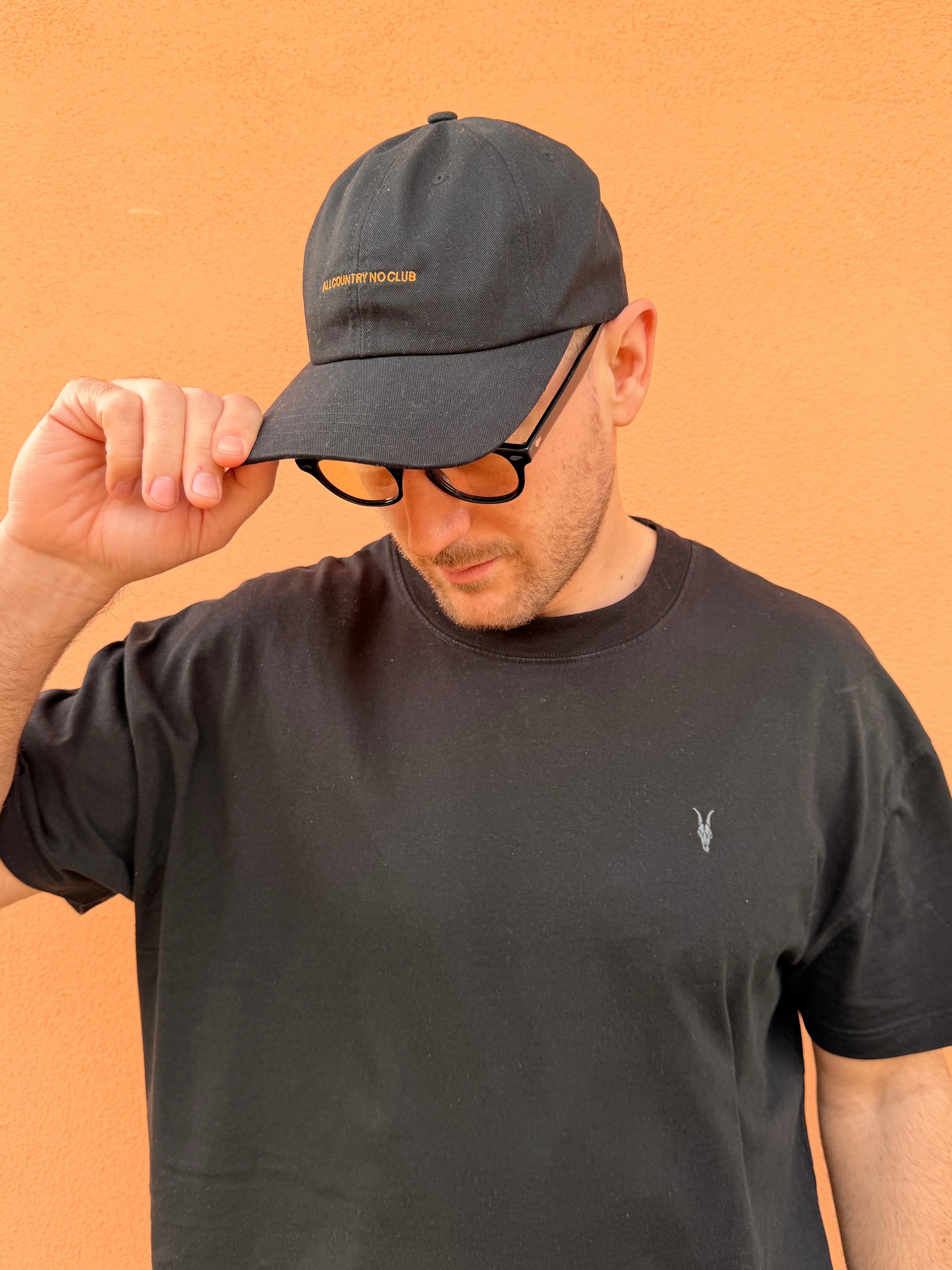 Micro Logo Dad Hat Black