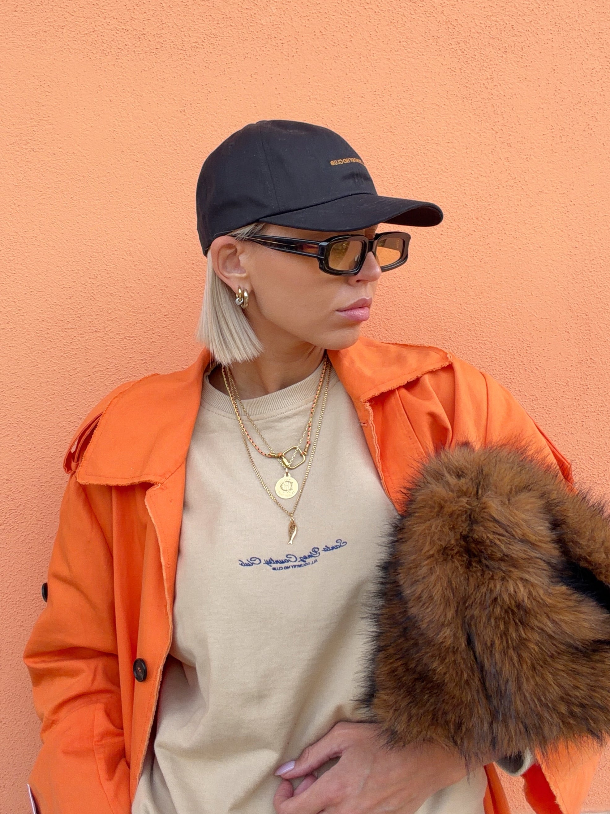 Micro Logo Dad Hat Black