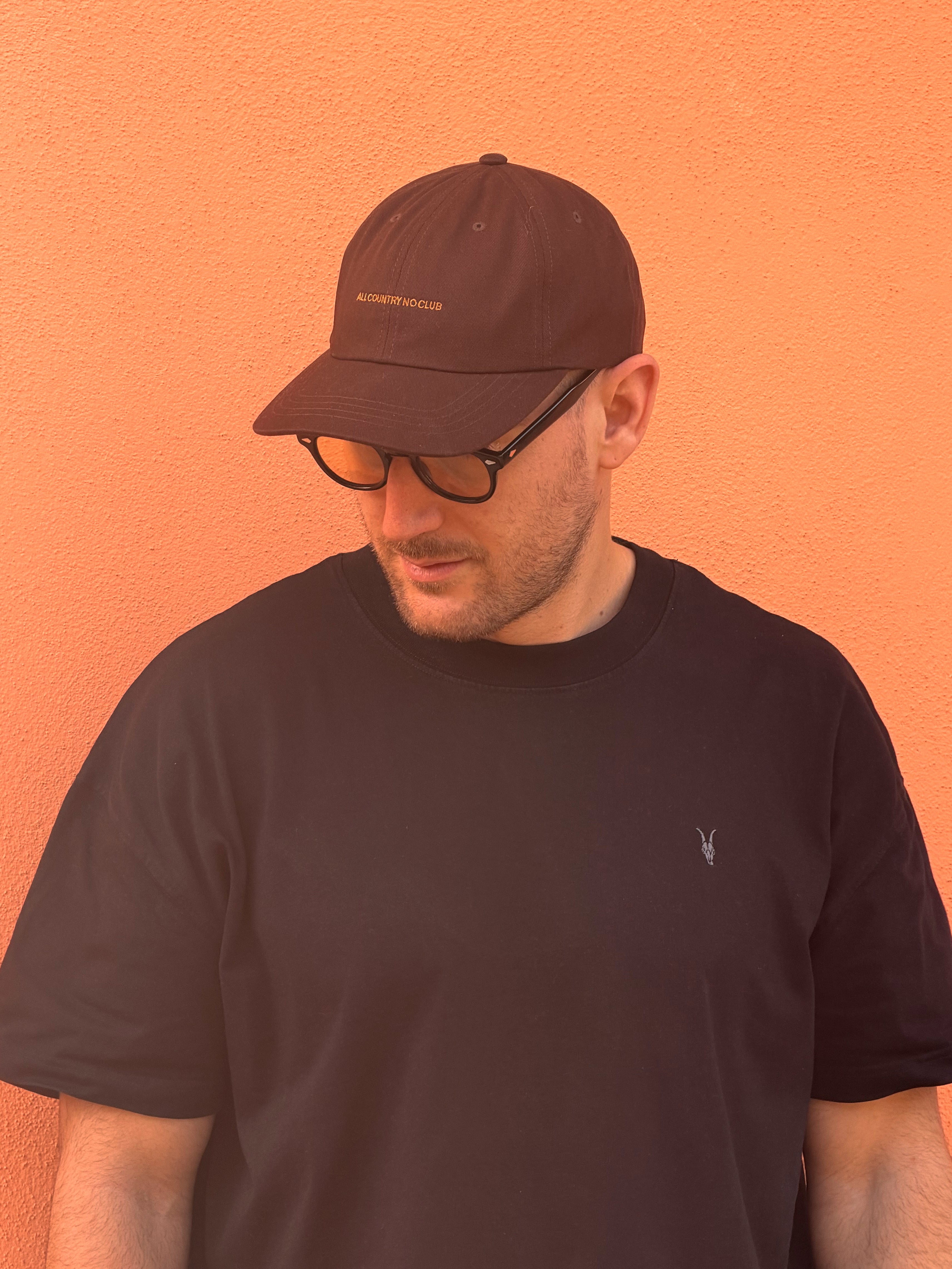 Micro Logo Dad Hat Brown